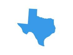 Illustration of the state of Texas